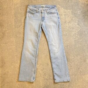 Levis Superlow Boot Jeans Womens 29x31 Light Wash Low Rise Bootcut Stretch